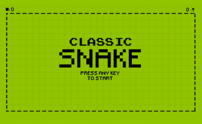 Read more about the article Classic Snake HTML5