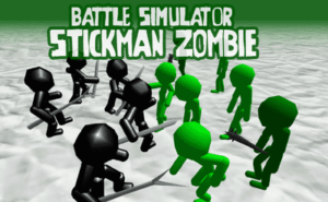 Battle Simulator Stickman Zombie